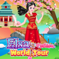 Elsa's Fashion World Tour